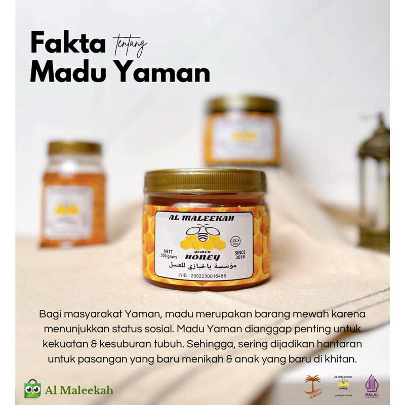 

MADU YAMAN AL MALEEKAH MAROI FAKHER MURNI MADU 100% ASLI YAMAN