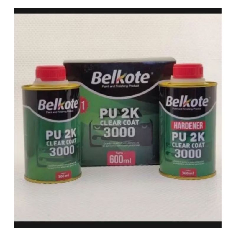 CLEAR BELKOTE PU MS 3000 PERNIS VERNIS BELKOTE 3000 PU 2K 600ML