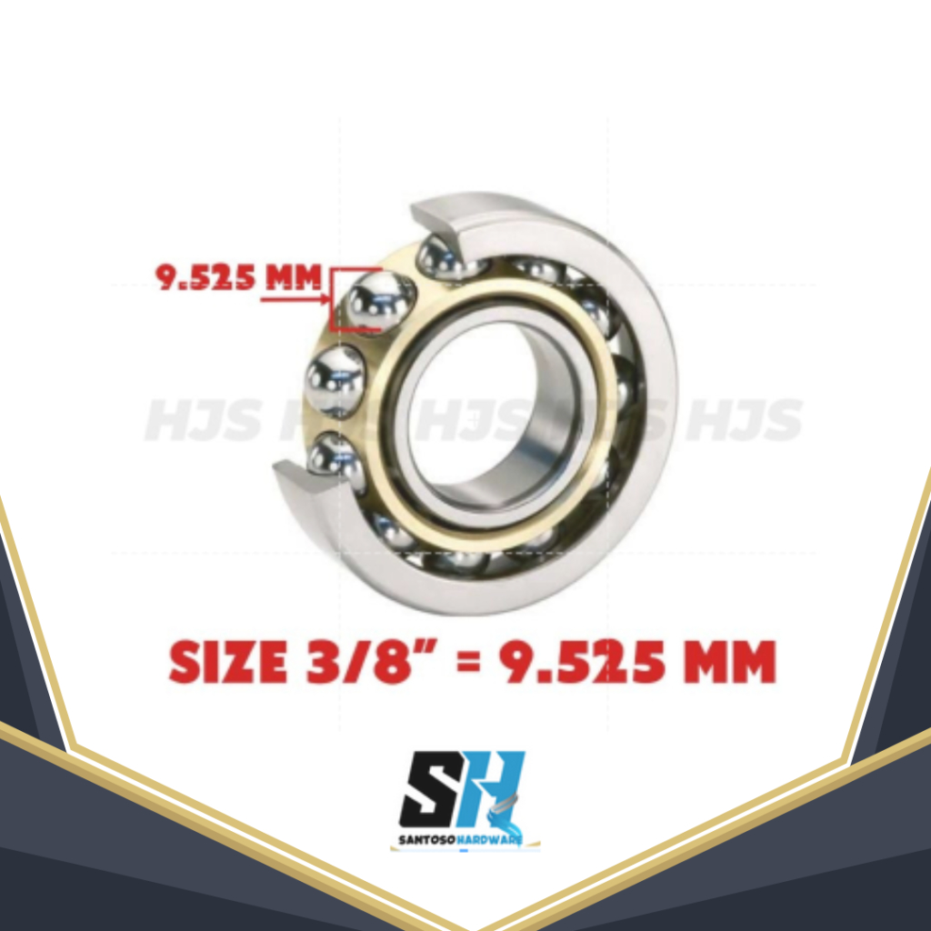 BANTALAN BAJA 10MM STEEL BALL GOTRI 144PCS