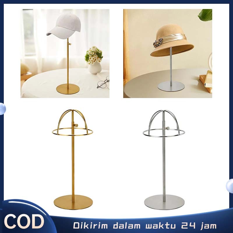 33-60cm Display Topi Retractable Hat Display Holder Display Tiang Tempat Stand Display Topi