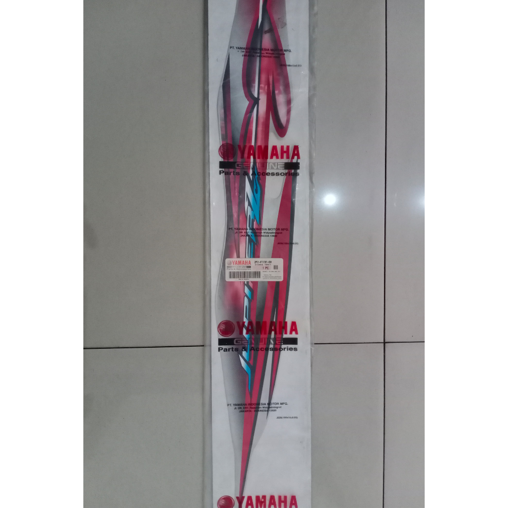 STIKER STRIPING BODY SAMPING JUPITER Z BURHAN 2P2-F173F-E0 ORIGINAL YAMAHA