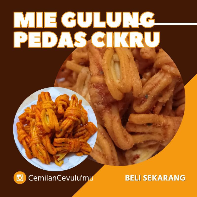 

Mie gulung full bumbu dan renyah 250g