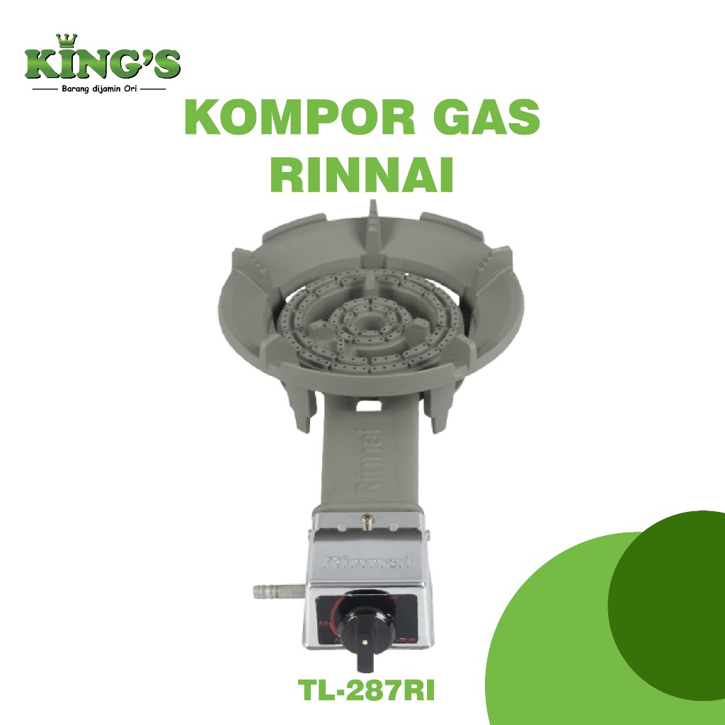 Kompor Gas Komersil Kompor Gas Cor Rinnai TL 287 RI/ TL287RI/ TL-287-RI Kompor Cor 1 Tungku Low Pres