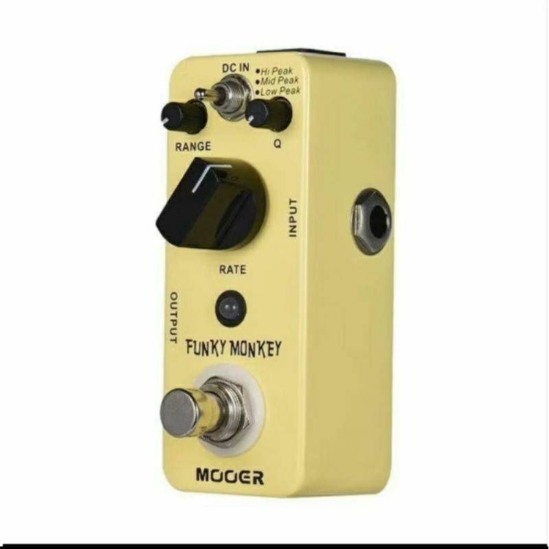 mooer pedal funky monkey, digital auto  wah pedal