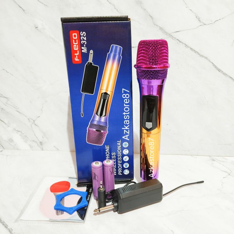 Mic fleco m32s mic wireless terbaru termurah kualiatas bagus