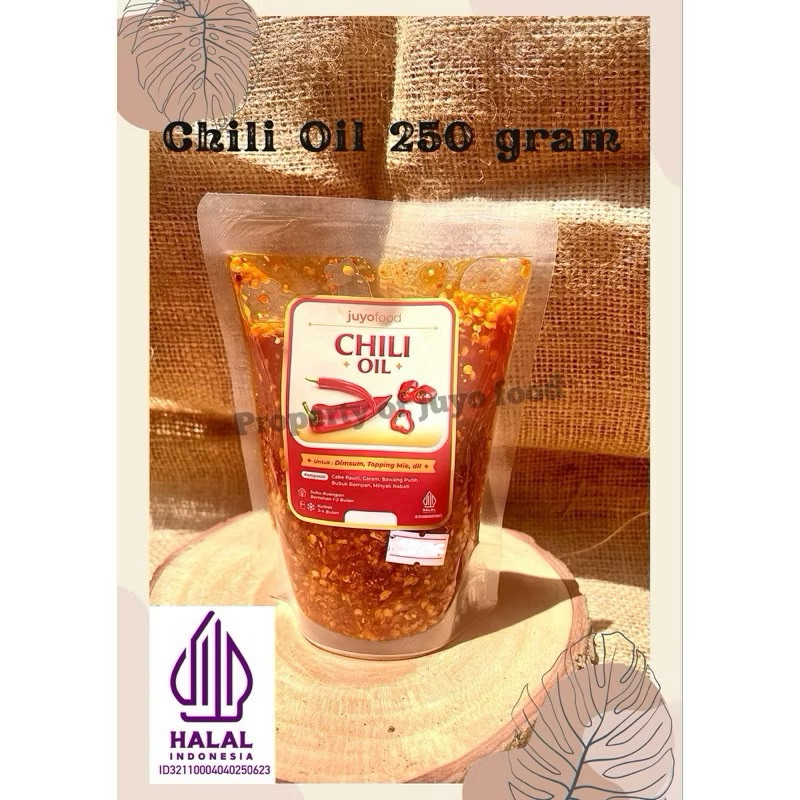 

HALAL MUI MINYAK CABAI 250 GRAM BERAT ASLI CHILI OIL untuk dimsum ramen lamien mie bakso baso aci nasgor dll