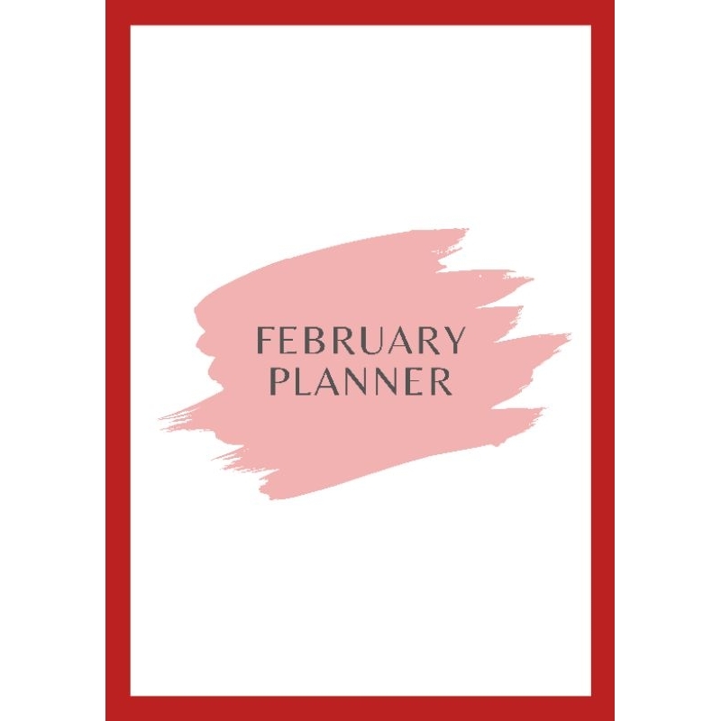 

February planner funny