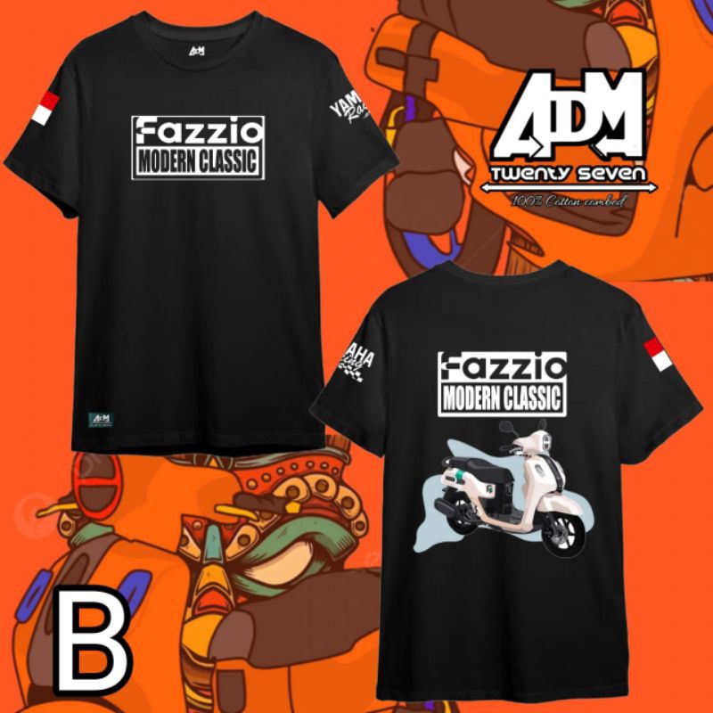 Kaos Yamaha Fazzio Kaos fazzio fazio modern klasik Tshirt Yamaha racing