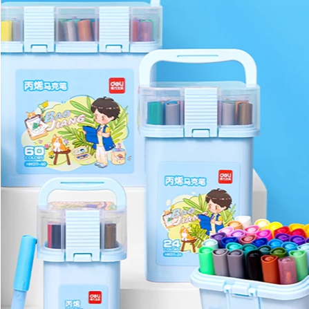 

Deli Spidol Akrilik / Acrylic Marker 60 Colors HM311