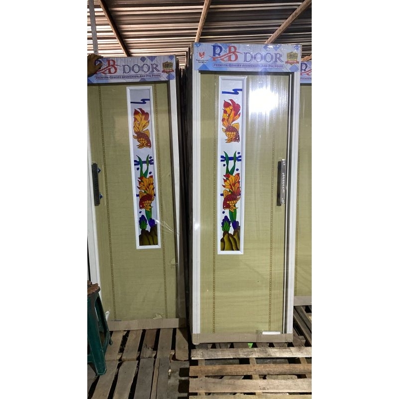 pintu pvc kaca kecil premium kamar mandi kaca