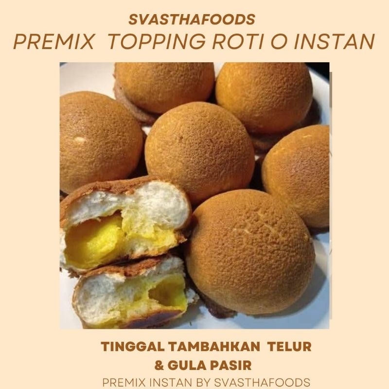 

Tepung Instan Topping Boy ROTI O Kopi Crispy 500 gram 3in1 Premix instan Baking