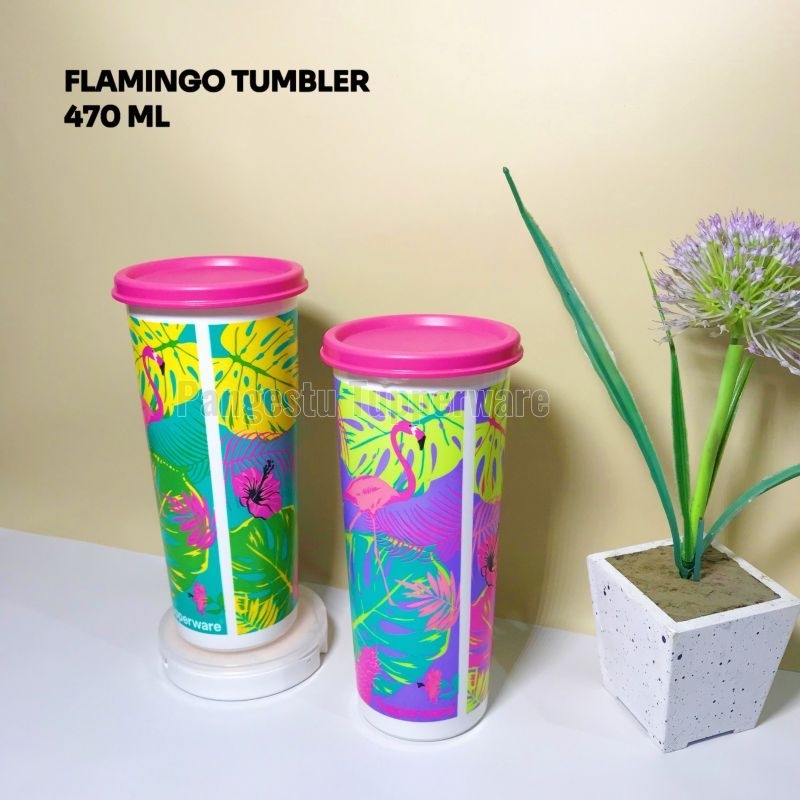 FLAMINGO TUMBLER 470 ML