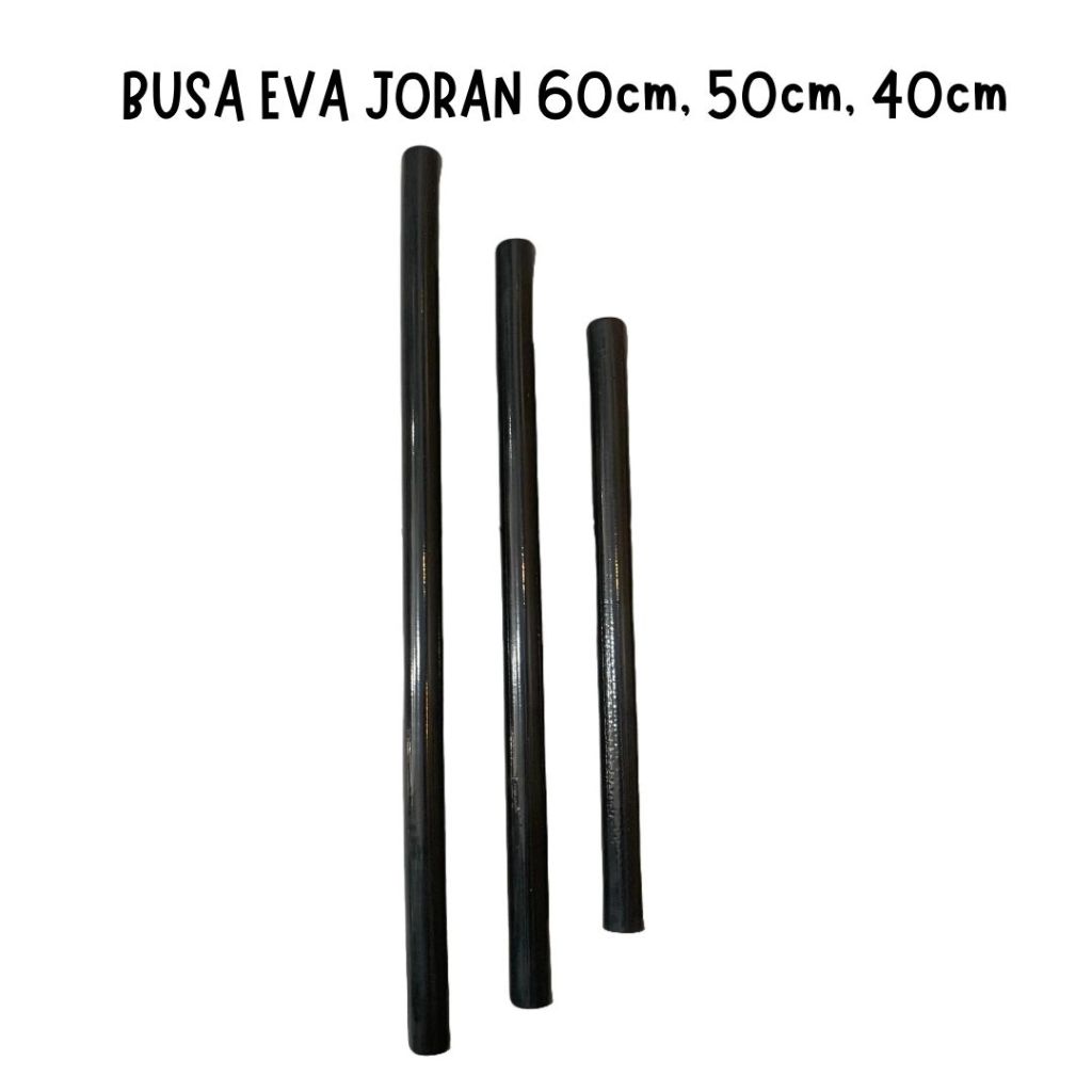 Busa EVA Hitam untuk Handle Joran dengan Busa Keras