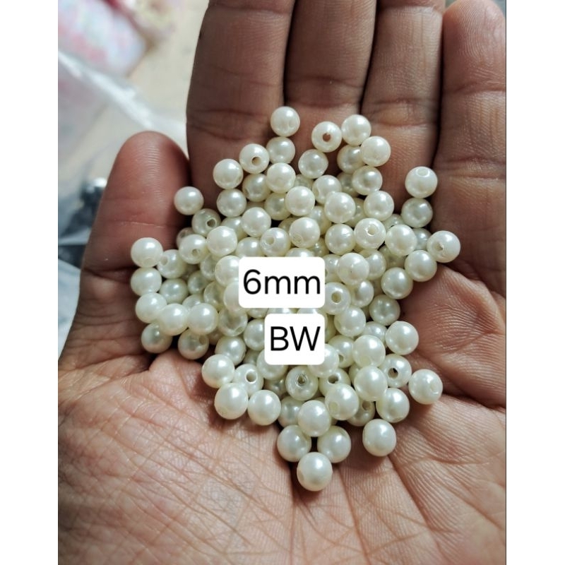 mute mutiara abs 6mm ecer 50gram(a)
