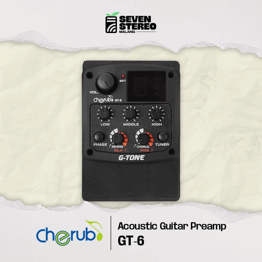 Cherub GT6 G Tone Acoustic Guitar Preamp Gitar Akustik