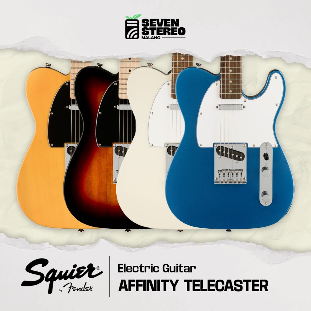 Squier Affinity Electric Guitar Telecaster - Gitar Elektrik Listrik Squier by Fender