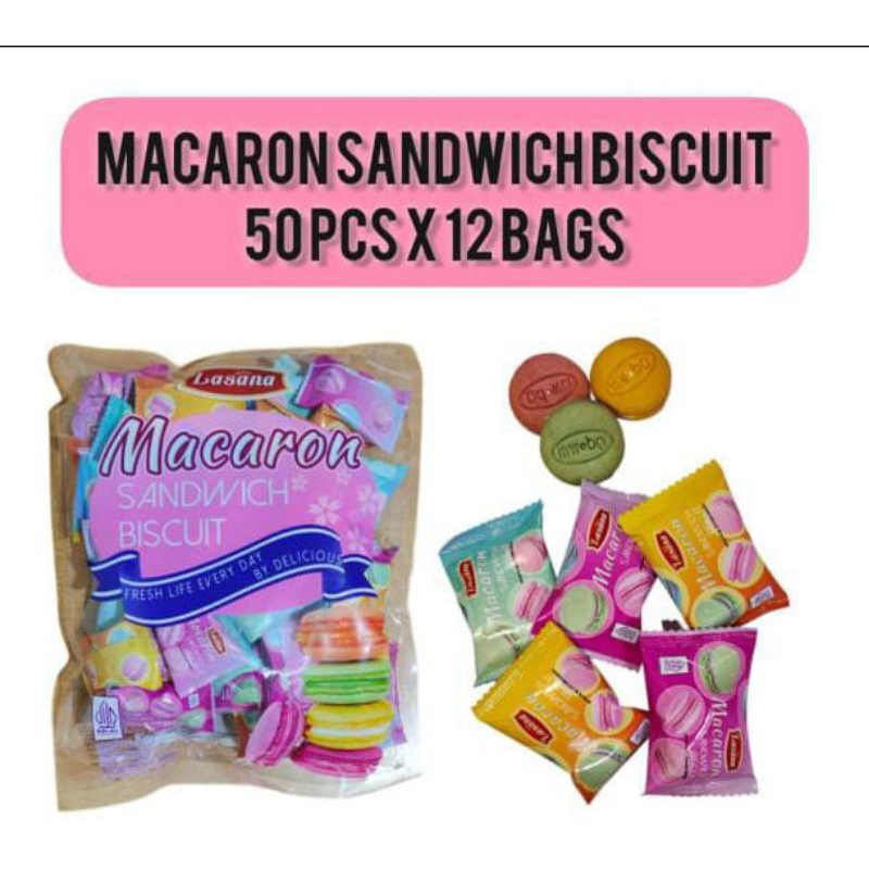 

LASANA MACARON SANDWICH BISKUIT ISI 50