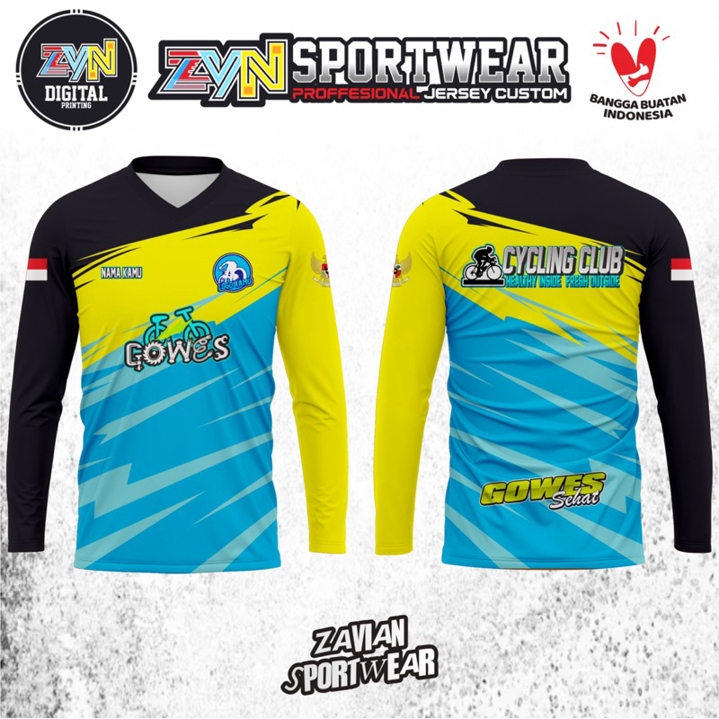 JERSEY OLAHRAGA SEPEDA GOWES CUSTOM