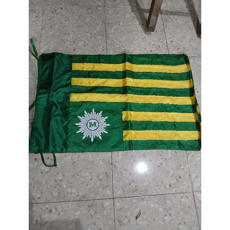 Bendera HW HW HW muhammadiyah JAHIT ukuran 60x90 dan 80x120