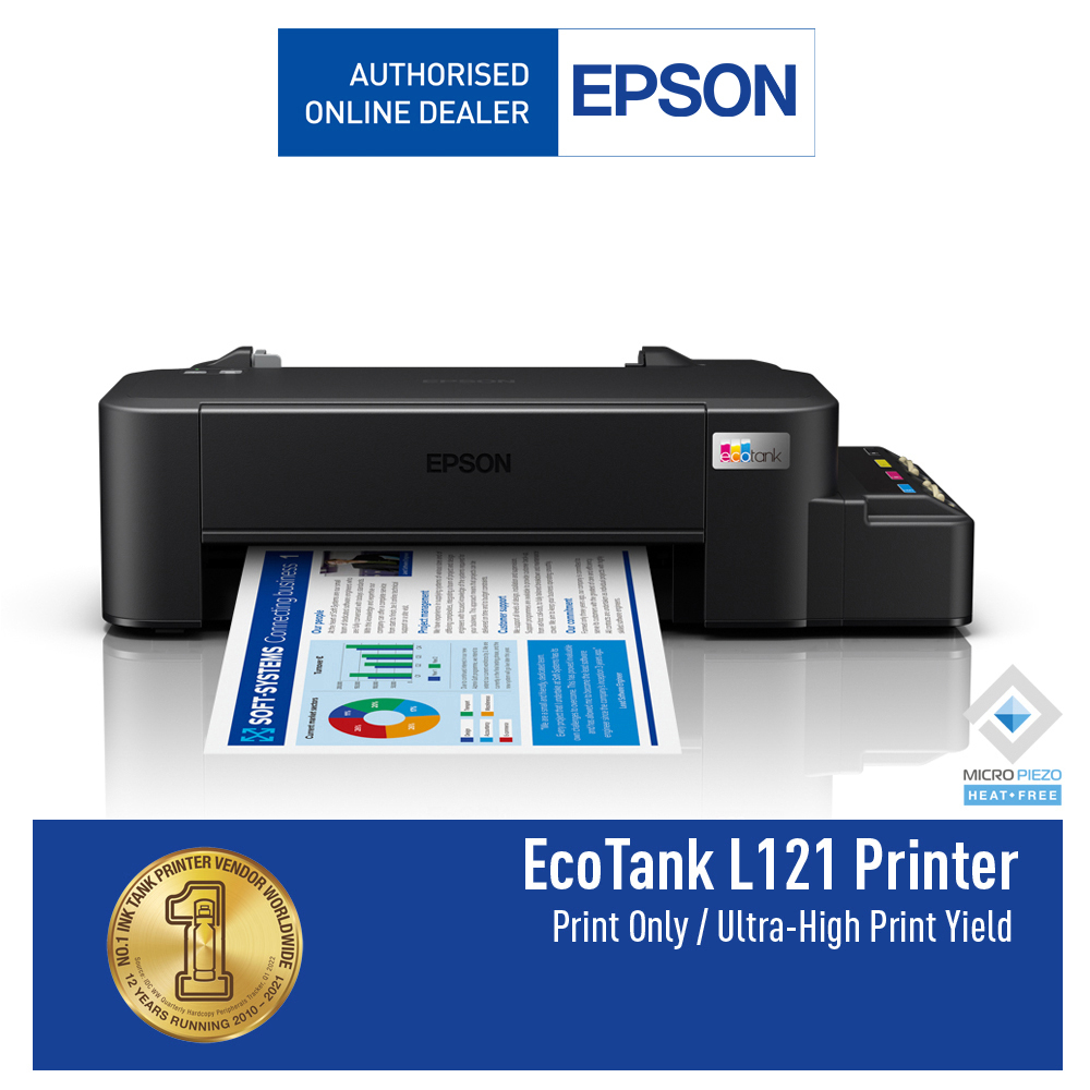 Printer Baru Epson L121 Ink Tank Pengganti L120 (Print Only)