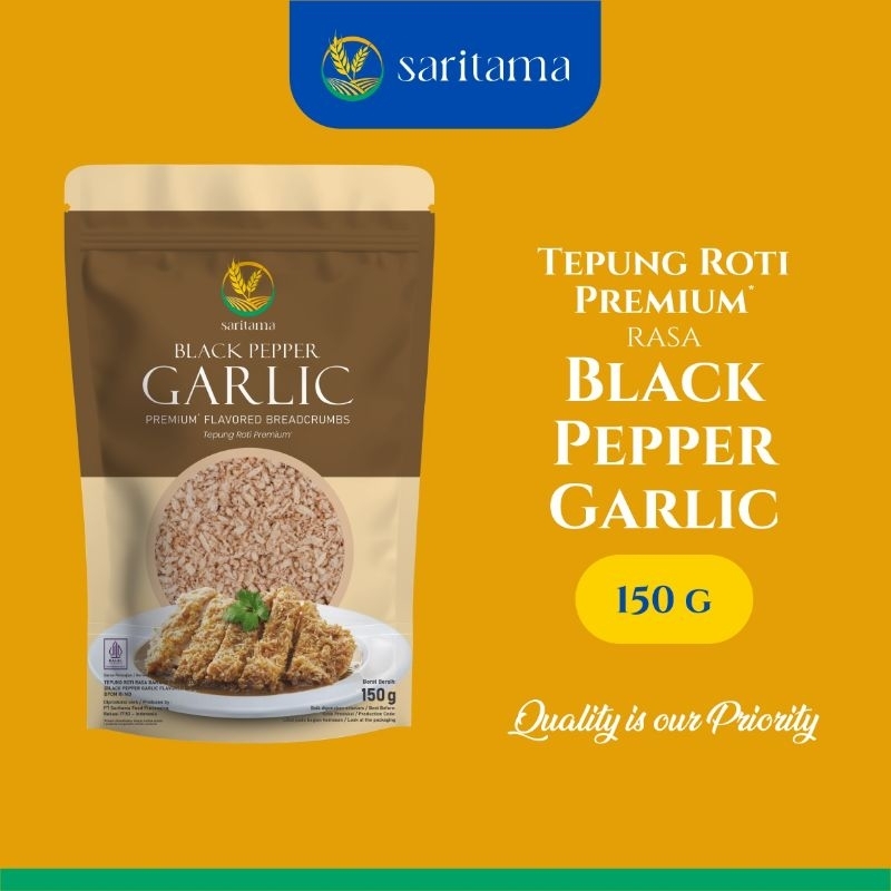 

SARITAMA Blackpepper Garlic Flavored Breadcrumbs