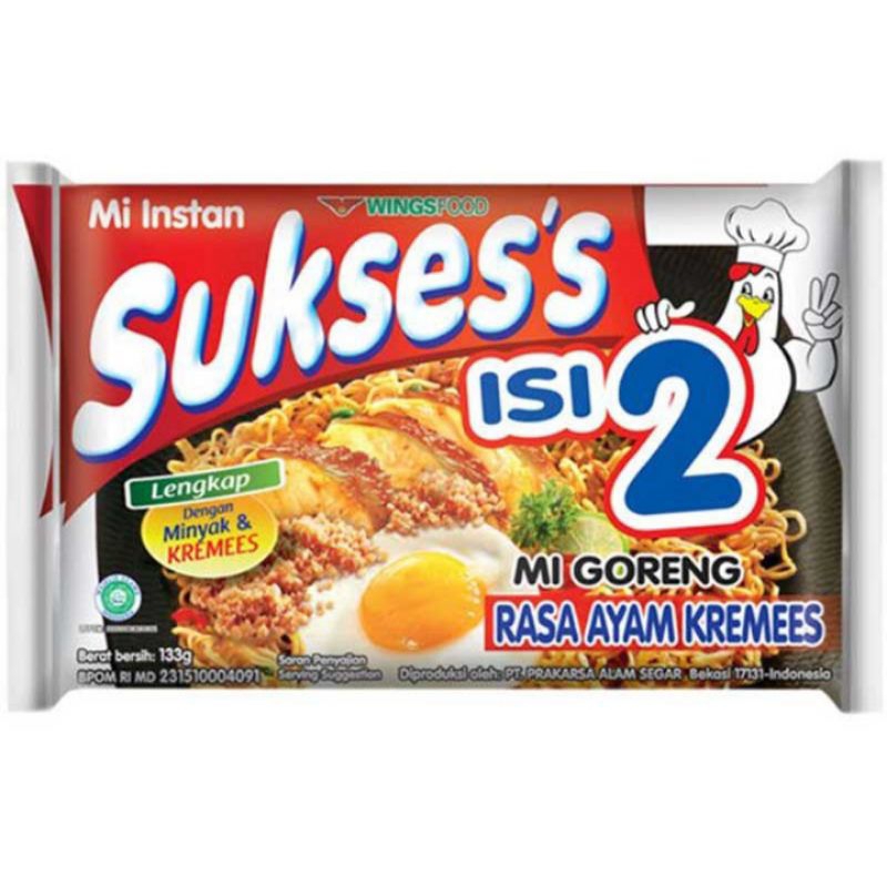 

Sukses isi 2 mie instan goreng