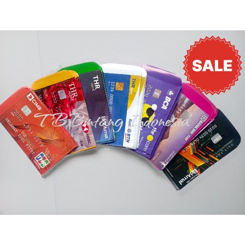 

Amplop Lebaran Idul Fitri 2025/Angpao Lebaran Motif Atm Isi 50 pcs