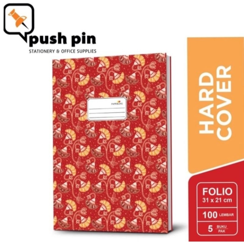 

Paperline Hard Cover Folio 100 Lembar