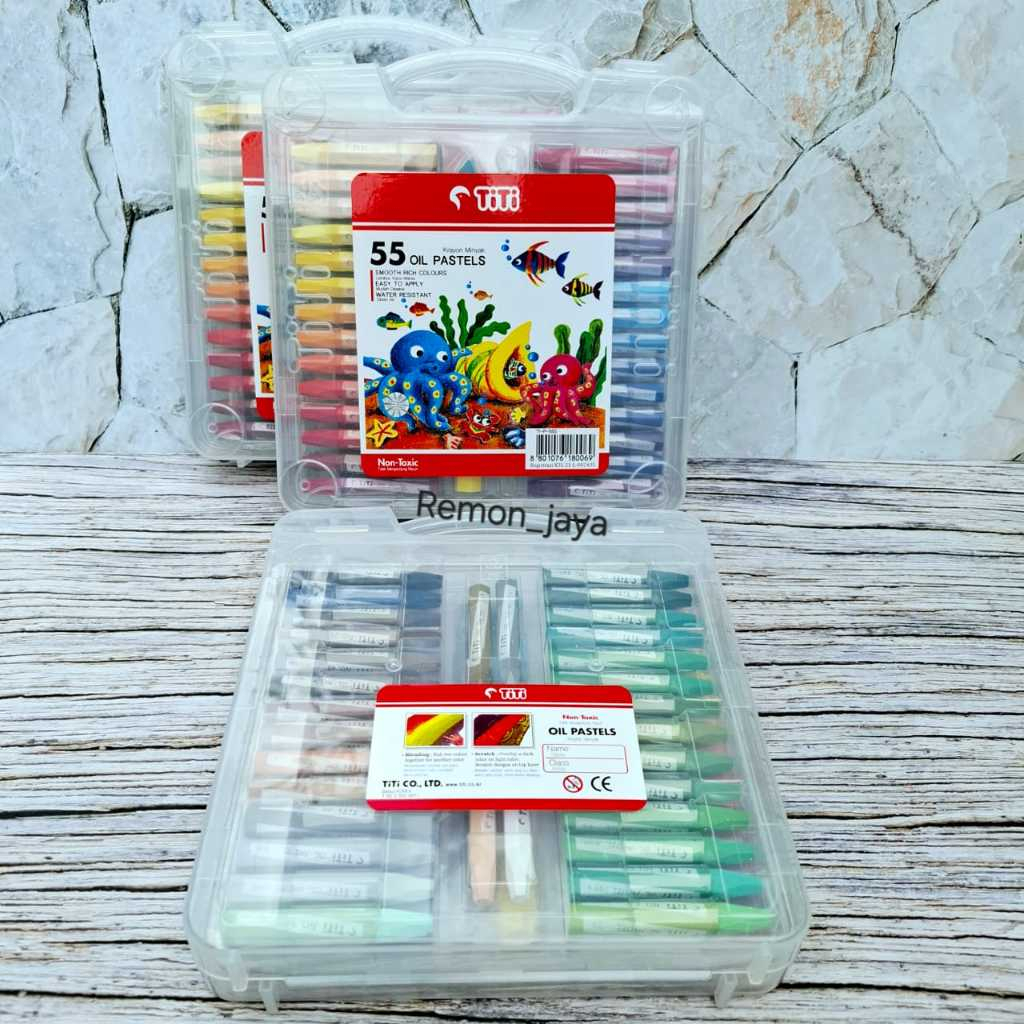 

CRAYON TITI JOYKO 55 WARNA / KRAYON 55 WARNA OIL PASTEL
