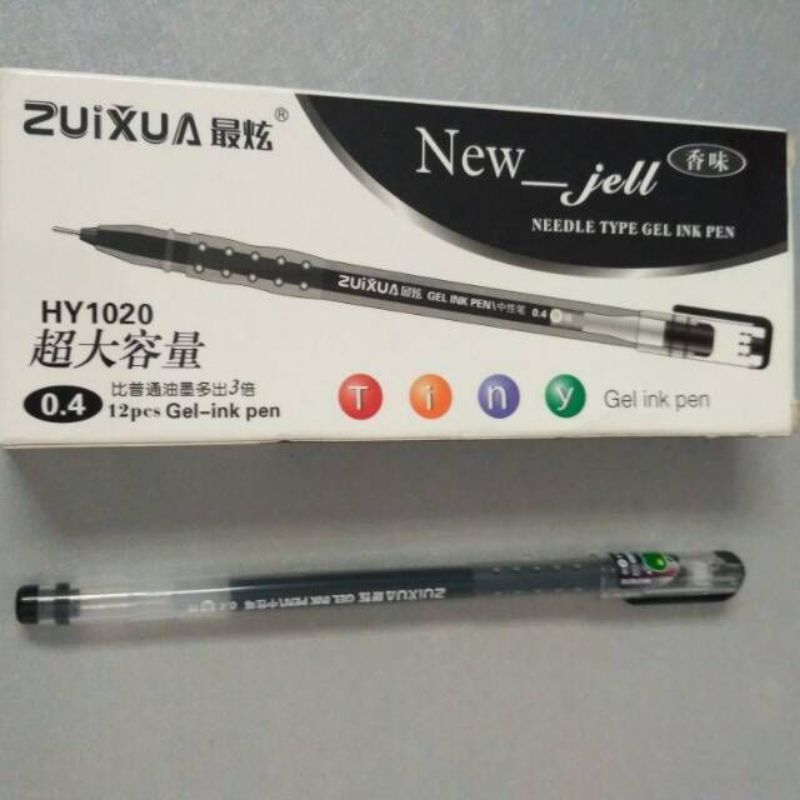 

PULPEN GEL PEN HY 1020 MERK ZUIXUA ISI 12 PCS