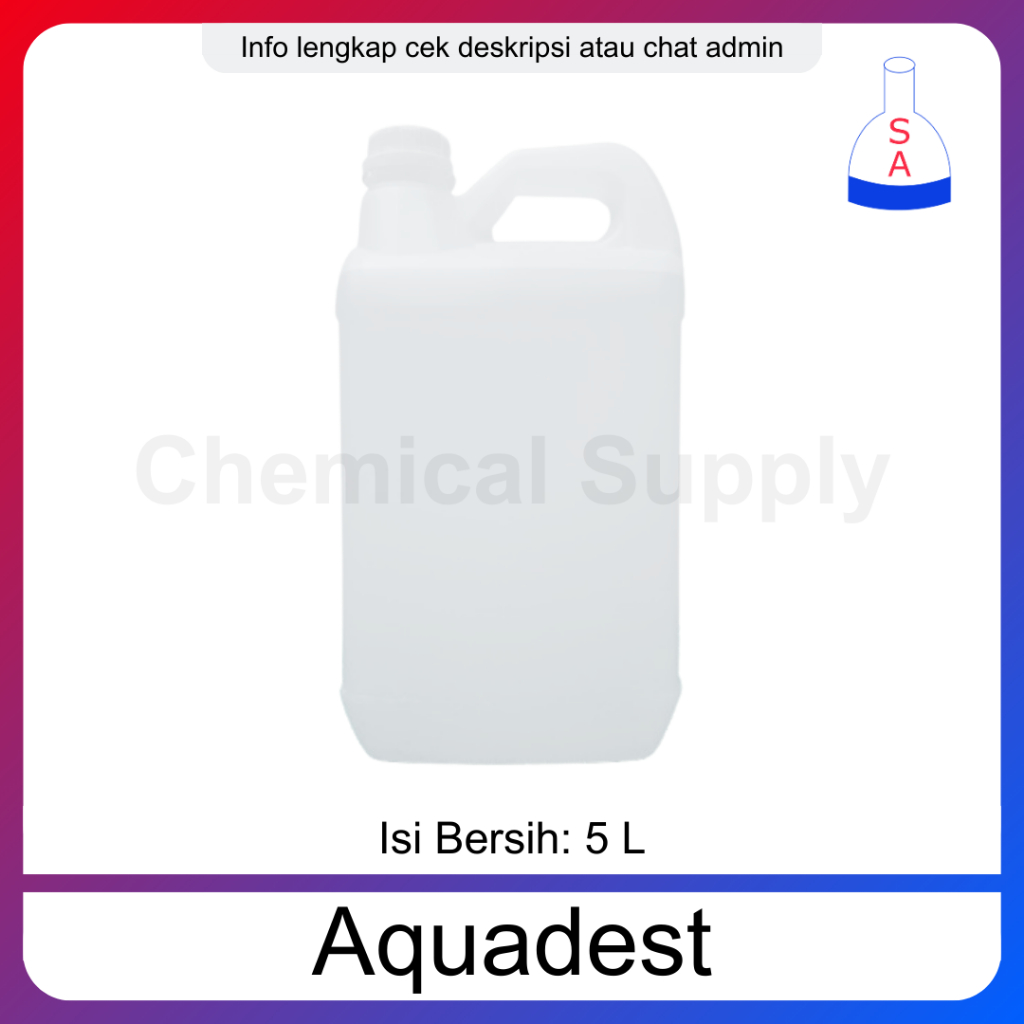 Aquadest 5 Liter Air Suling Distilled Water