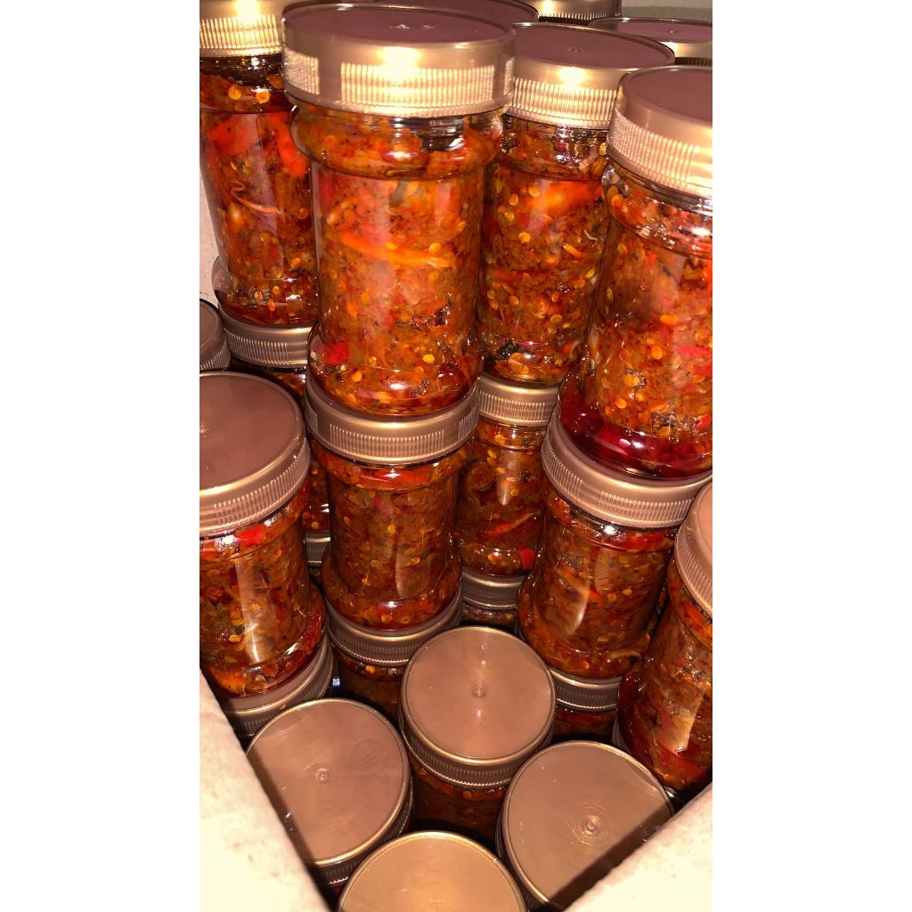 

cumi sambel geprek, baby cumi sambel, dan tongkol suwir