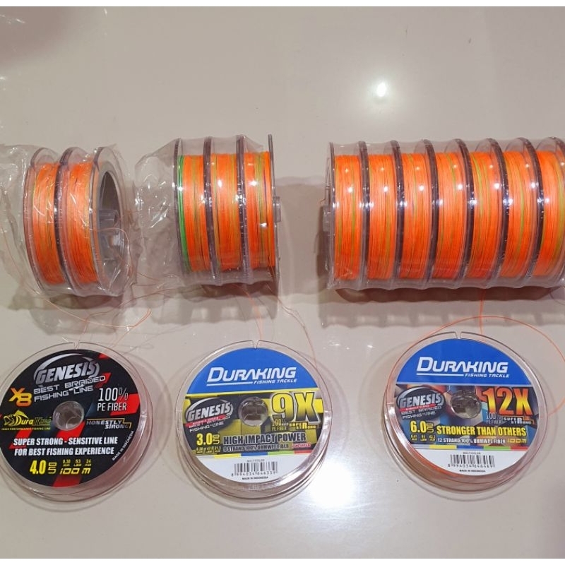 SENAR PE DURAKING GENESIS X8 X9 X12 / SENAR PE 100 M CONECTING