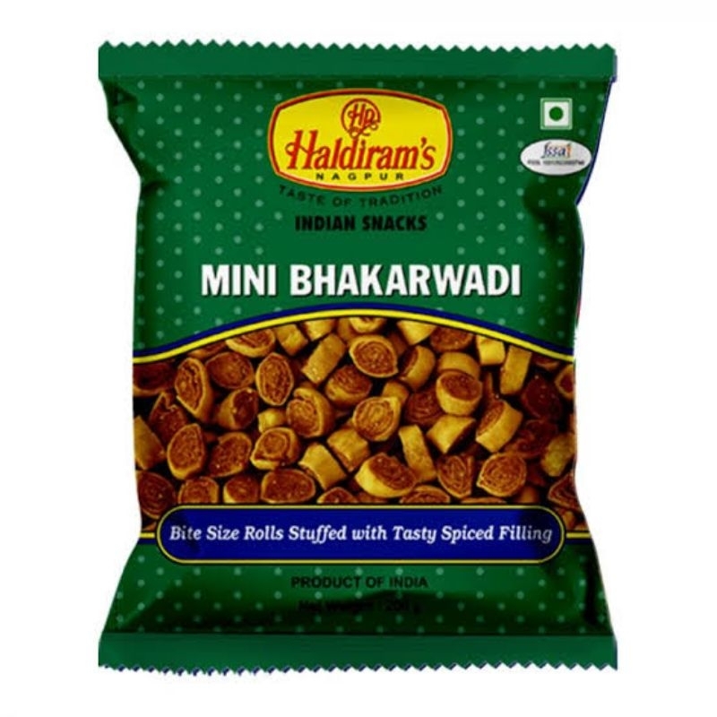 

Haldi Ram's Mini Bhakarwadi namkeen 150g