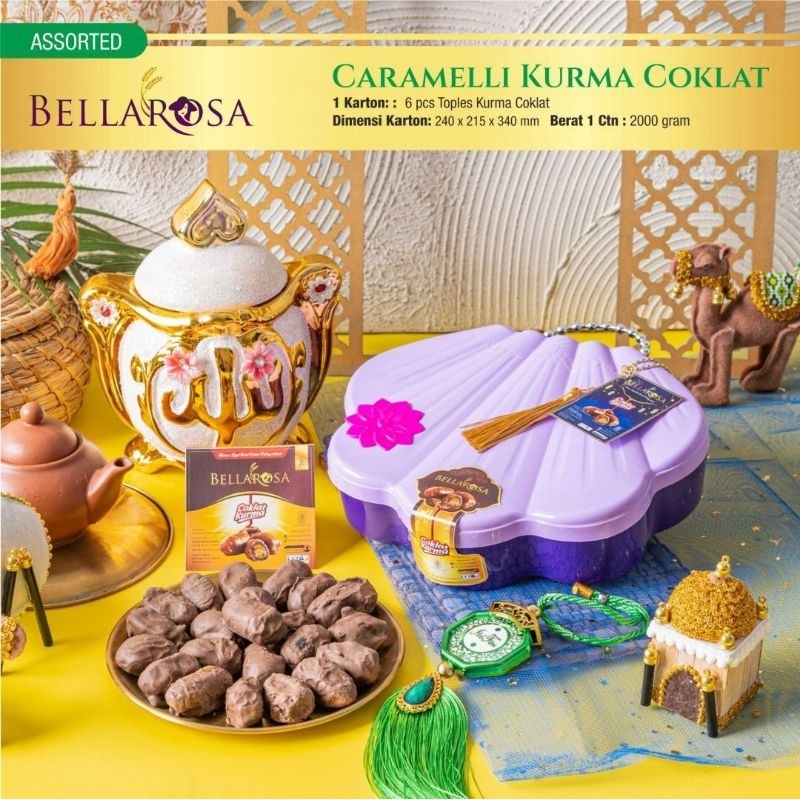 

Bellarosa Kurma coklat Bucket ( 1 Dus isi 6 Toples )