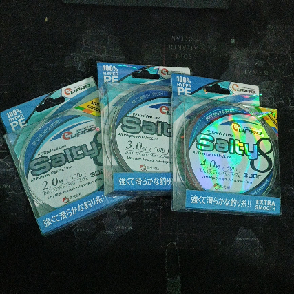 EUPRO PE BRAID SALTY X8 300M MULTICOLOUR