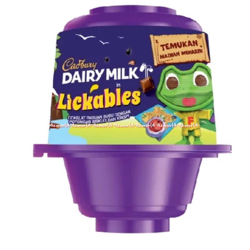 

cadbury Dairy Milk Lickable Toys Inside 30gr Cemilan Coklat Dengan Isi Mainan Cokelat Dairi Milk Dairymilk