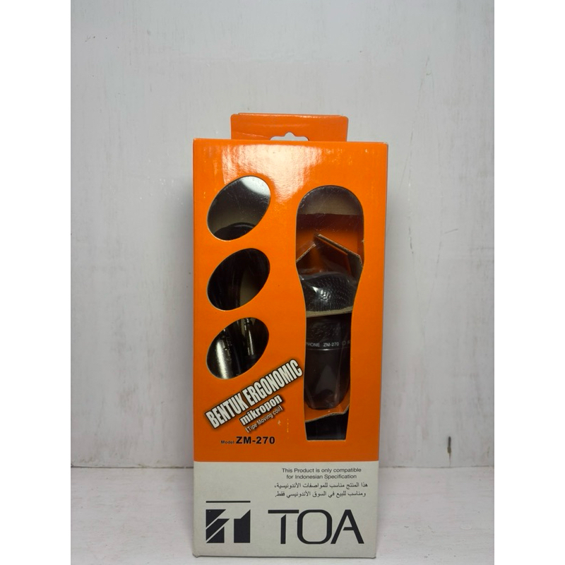 Microphone Handle Kabel TOA ZM-270 / Microphone Vokal Kabel TOA ZM-270 by