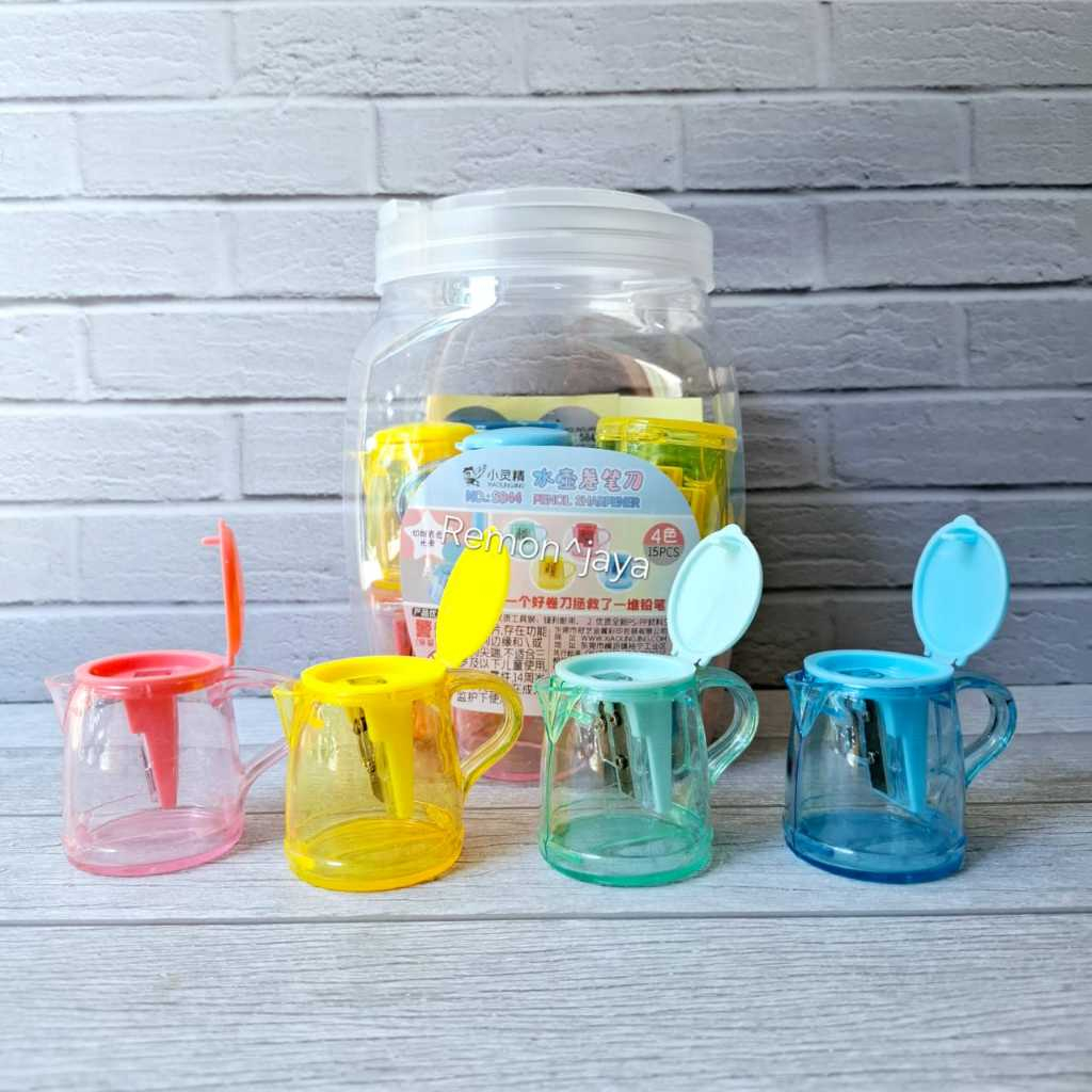 

1 Box toples isi 15 pcs Rautan/serutan teko / serutan 2 lobang