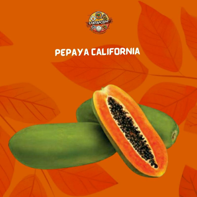 

Pepaya California ( 1 buah) – Segar, Manis, dan Kaya Nutris