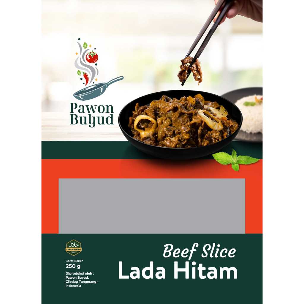 

Beef Slice Lada Hitam 250 gr