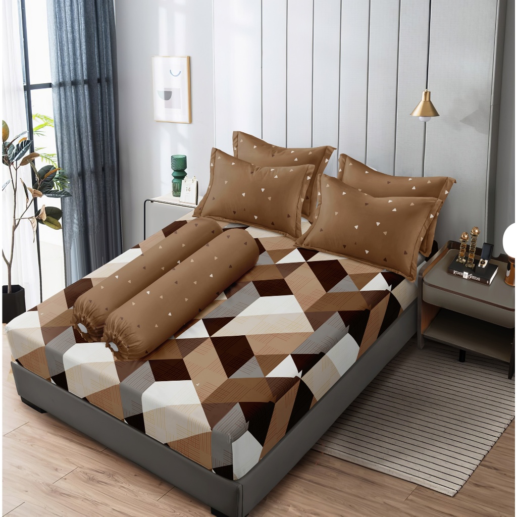 Vallery Quincy - Sprei Queen 160x200 Tinggi 30 Bantal 2 - Picasso