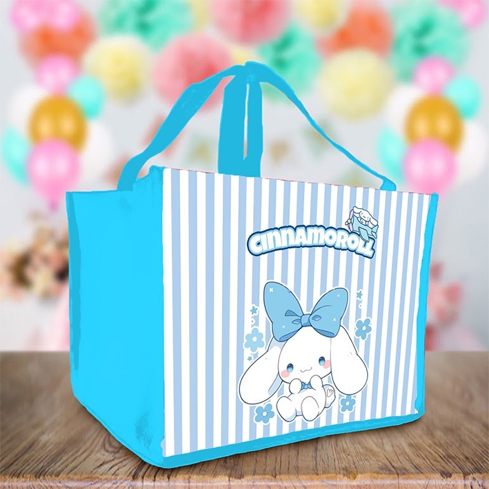 

Tas Souvenir Ultah Gambar Cinnamorol 02 Goodie Bag Cute Anak