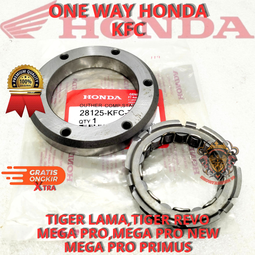 ONE WAY STARTER TIGER KFC ONEWAY TIGER LAMA ,TIGER REVO ,MEGAPRO NEW ,MEGA PRO PRIMUS ASLI ORIGINAL 