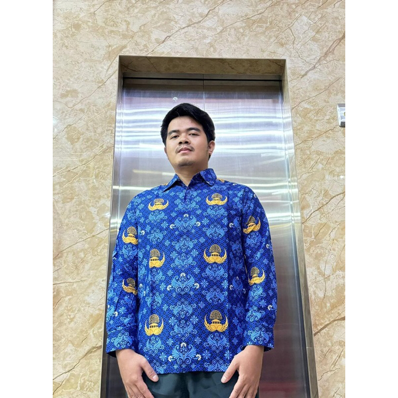 baju korpri wanita pria furing / baju korpri pns / kemeja korpri wanita pria / batik asn / batik pns
