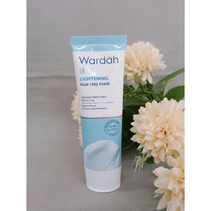 wardah lightening blue clay mask