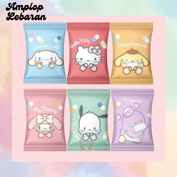 

AMPLOP Lebaran bentuk bungkus jajan (Sanrio)