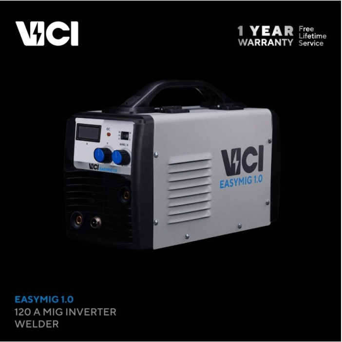 Promo Vici Easy Mig 1.0 120A Mesin Las Mig Mma Tanpa Gas Fluxcore Travo Las