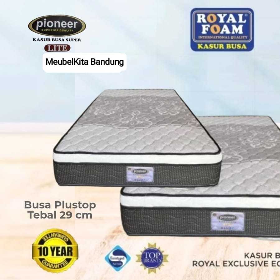 kasur busa royal foam pioneer tebal 28 cm Kasur Busa plustop Royal Foam 160x200