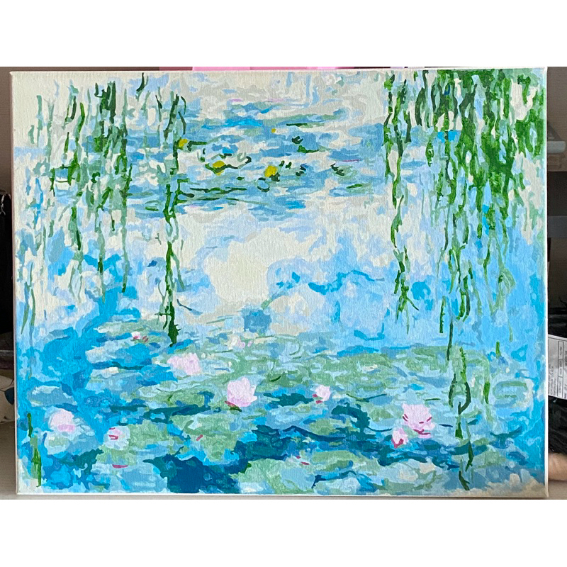 

PAINT BY NUMBER WATER LILIES